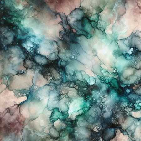 Abstract watercolor background. Fantasy fractal texture. Digital art. 3D rendering.の素材