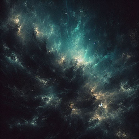 Abstract fractal background. Design element for brochure, advertisements, presentation, web and other graphic designer works. Digital collage.の素材