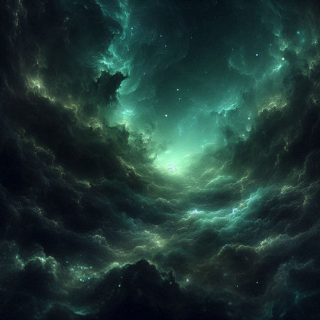 Abstract fractal background. Design element for brochure, advertisements, presentation, web and other graphic designer works. Digital collage.の素材