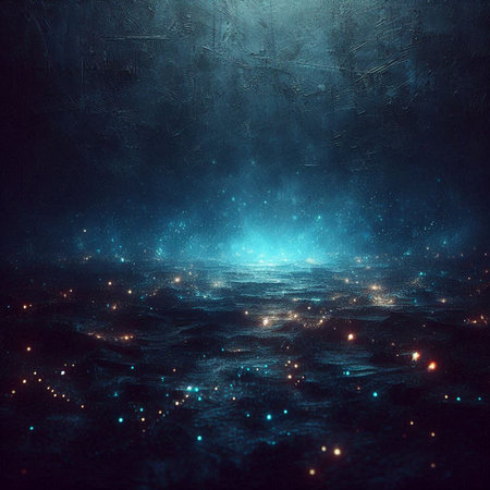 abstract background with space for your text and some rays of lightの素材