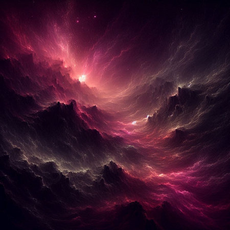 Abstract fractal. Fractal art background for creative design. Decoration for wallpaper, desktop, poster, cover booklet. Print for clothes, t-shirt. Creative illustration for designの素材