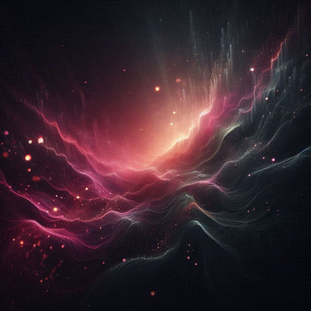 Abstract fractal background, computer-generated image. Digital art.の素材