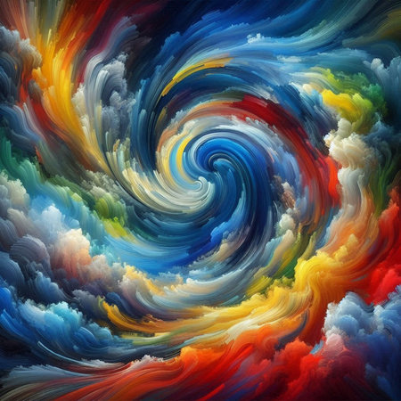 Abstract fractal background. Design element for brochure, advertisements, presentation, web and other graphic designer works. Digital collage.の素材