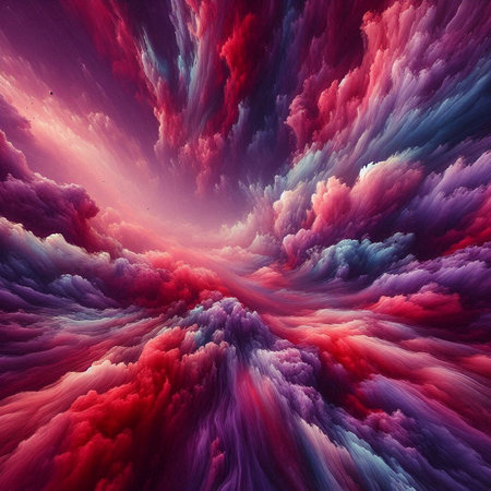 abstract fractal background a computer-generated 2D illustration, textureの素材