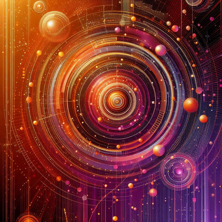 Abstract technology background. Vector illustration. Futuristic style. For your design.の素材