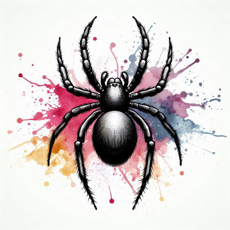 Abstract colorful background. Digital painting. 3d rendering, 3d illustration.の素材