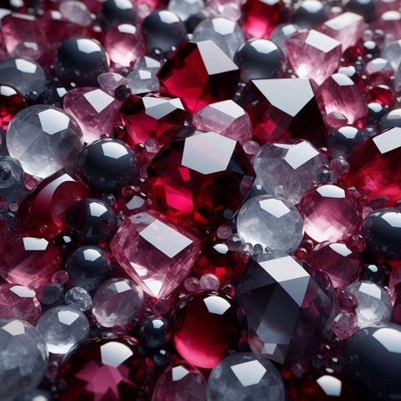 Gemstones as a background. Macro shot, shallow DOFの素材