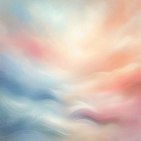 Abstract watercolor background. Digital illustration painting. Colorful gradient.の素材