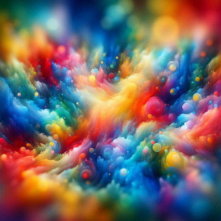 abstract colorful background with space for text or image, computer generatedの素材