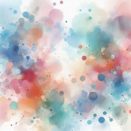 Abstract watercolor background. Hand-painted background. Illustration.の素材