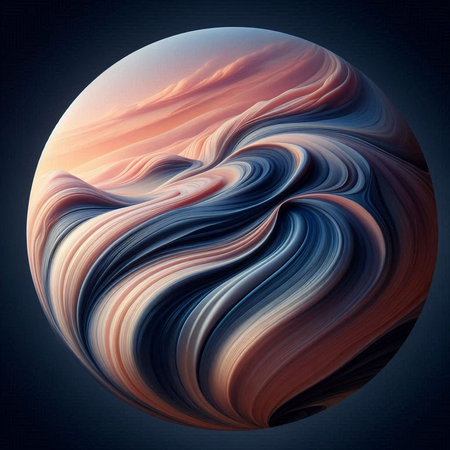 Abstract fractal. Fractal art background for creative design. Decoration for wallpaper, desktop, poster, cover booklet. Print for clothes, t-shirt. Creative illustration for designの素材