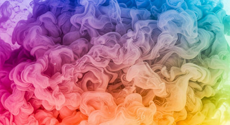 Colorful cloud of ink in water. Abstract background for design.の写真素材