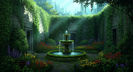 Colorful floral background with daisies. Vector illustration EPS10の写真素材