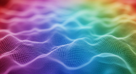 Abstract polygonal space low poly dark background with connecting dots and lines. Connection structure. 3d renderingの素材