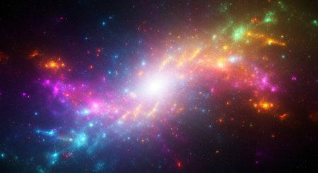 Abstract fractal. Fractal art background for creative design. Decoration for wallpaper, desktop, poster, cover booklet. Print for clothes, t-shirt. Creative illustration for designの素材