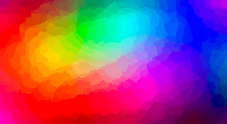 Rainbow abstract background for web design. Colorful spectrum gradient.の素材