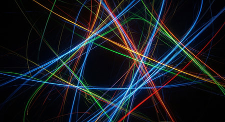 abstract fractal background a computer-generated 2D illustration, textureの素材