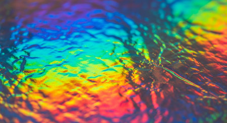 Rainbow colors abstract background. Colorful iridescent texture.の素材
