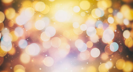 sparkle circle lit celebrations display.の素材