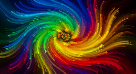 abstract fractal background a computer-generated 2D illustration, textureの素材