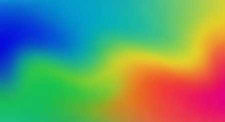 Rainbow abstract background for web design. Colorful rainbow gradient.の素材