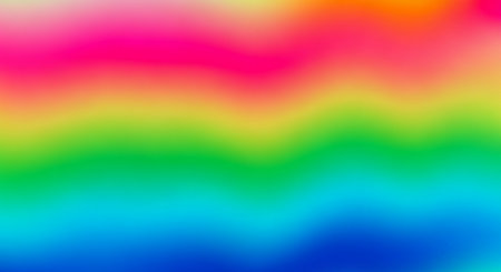 Rainbow colors abstract background for web design. Colorful spectrum gradient.の素材