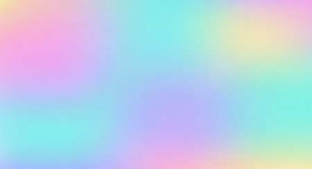 Holographic foil background. Iridescent holographic foil. Hologram texture. Pastel neon rainbow. Ultraviolet metallic paper. Template for presentation.の素材