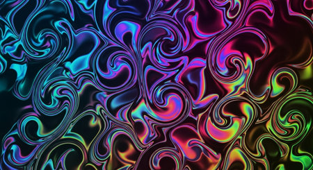 abstract colorful background, computer generated, fractal for graphic designの素材