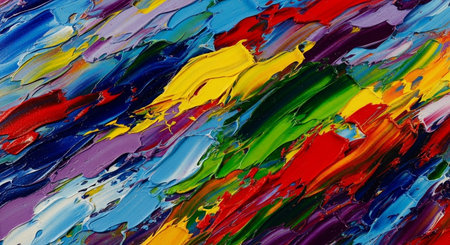 Abstract art background. Hand-painted background. SELF MADE.の素材