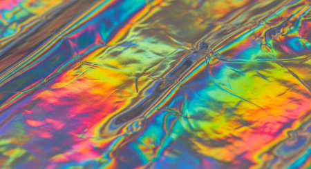 Holographic foil texture background. Holographic foil texture. Holographic foil background.の素材
