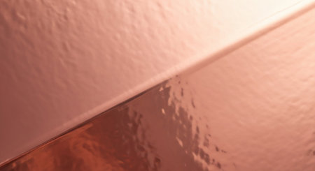 Abstract background of copper color with bokeh defocused lights.の素材