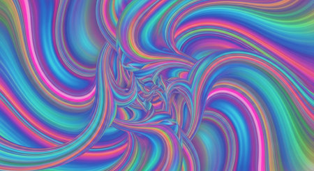 Abstract coloring background of the gradient with visual wave,twirl and lighting effectsの素材