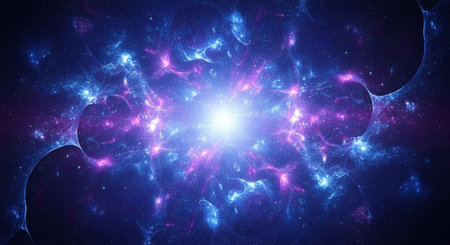 Abstract fractal. Fractal art background for creative design. Decoration for wallpaper, desktop, poster, cover booklet. Print for clothes, t-shirt. Creative illustration for designの素材