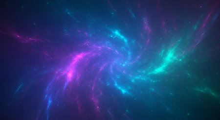 Abstract fractal. Fractal art background for creative design. Decoration for wallpaper, desktop, poster, cover booklet. Print for clothes, t-shirt. Creative illustration for designの素材