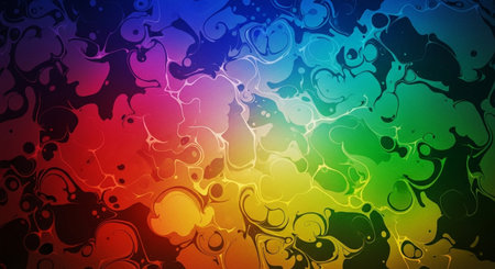 Colorful abstract background with grunge splashes. Vector illustration.の素材