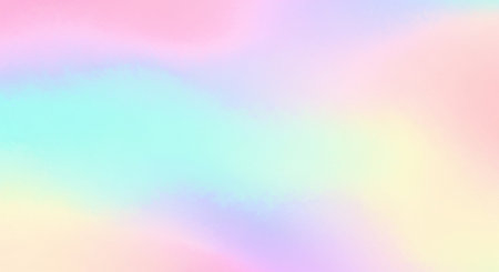 Holographic foil. Pastel holographic foil. Hologram texture. Pastel neon rainbow. Ultraviolet metallic paper. Template for presentation.の素材