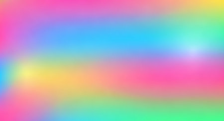 Holographic foil background. Iridescent holographic foil. Hologram texture. Pastel neon rainbow. Ultraviolet metallic paper. Template for presentation. Cover to web design. Abstract colorful gradient.の素材