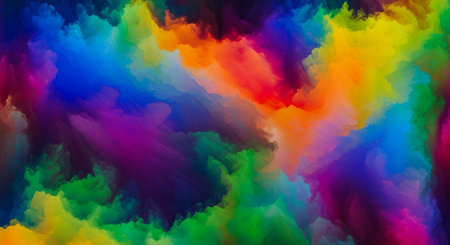Rainbow abstract background for web design. Colorful gradient background.の素材