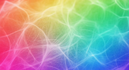 Rainbow abstract background for web design. Colorful spectrum gradient.の素材