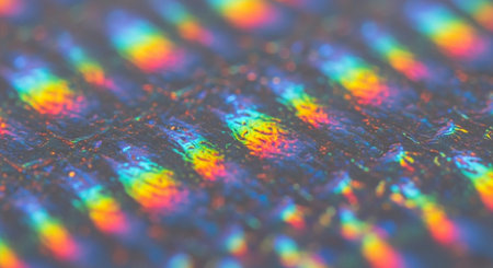 abstract background with multicolor bokeh defocused lightsの素材