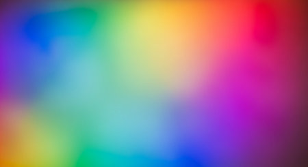 Rainbow colors abstract background. Blurred rainbow background. Vector illustration.の素材