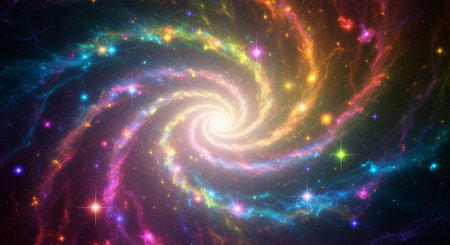 Abstract fractal. Fractal art background for creative design. Decoration for wallpaper, desktop, poster, cover booklet. Print for clothes, t-shirt. Creative illustration for designの素材