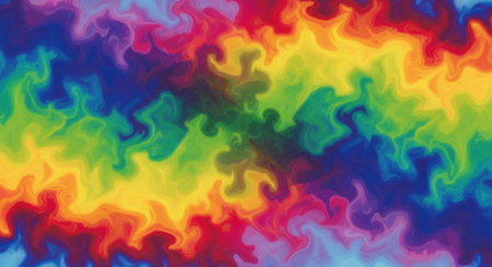 Abstract background with color blots, transitions and bends. Different shades and thickness.の素材