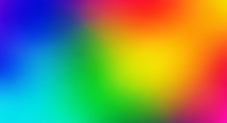 Rainbow abstract background for web design. Colorful rainbow gradient.の素材