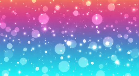 Abstract background with bokeh lights and stars. Vector illustration.の素材