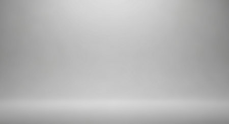 Empty gray studio room with spotlight. 3D rendering, 3D illustration.の素材