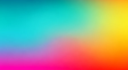 Rainbow colors abstract background for web design and desktop envelopment.の素材