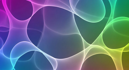 Abstract fractal background a computer-generated 2D illustration, textureの素材