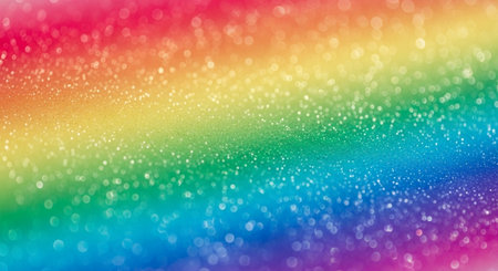 Rainbow background with bokeh effect. Abstract rainbow background.の素材