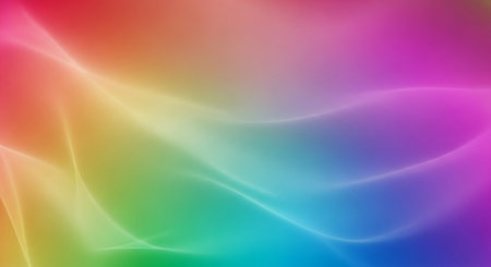 Rainbow abstract background for web design. Colorful spectrum gradient.の素材